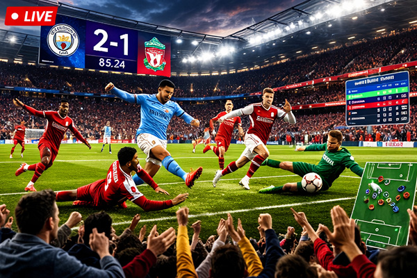 Kết quả trực tiếp Ngoại hạng Anh 2026 và cập nhật BXH mới nhất shown on live match scoreboard